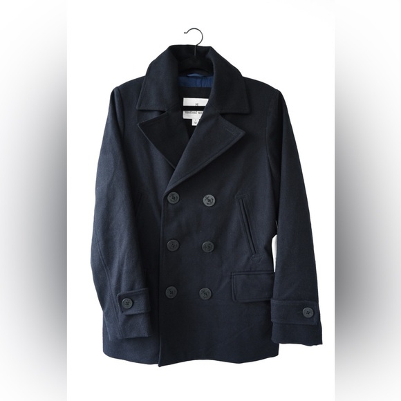 Men’s Mutual Weave Pea Coat - Picture 1 of 7